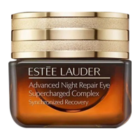 『限量赠紫熨斗眼霜』EsteeLauder雅诗兰黛小棕瓶抗蓝光全新第五代眼霜紧肤淡皱 改善眼袋黑眼圈15ml [2瓶装]