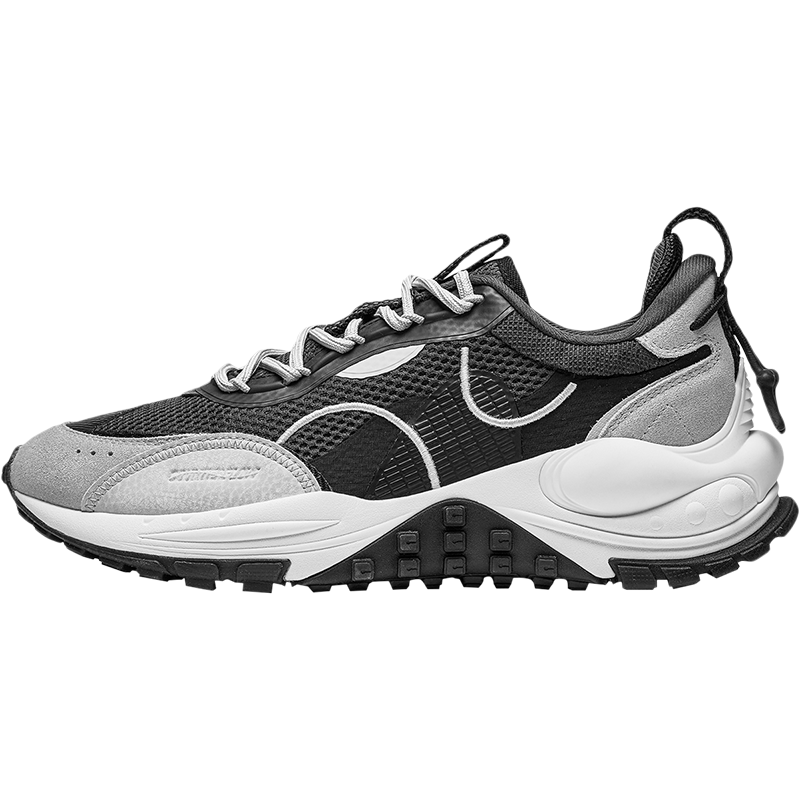 李宁CF-溯休闲鞋男鞋2023新款星轨减震回弹经典潮流低帮运动鞋