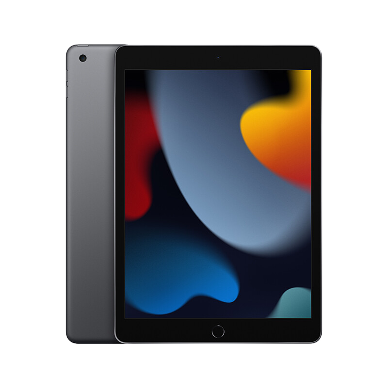 Apple iPad(第 9 代)10.2英寸平板电脑 2021年款(64GB WLAN版/A13芯片/iPadOS MK2L3CH/A)银色