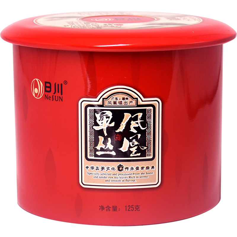 日川 凤凰单枞茶 潮州鸭屎香单丛茶叶 单从茶乌岽单丛高山乌龙茶礼盒装 蜜兰香125g