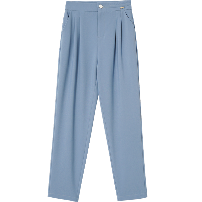 OUNIXUE欧昵雪 | [通勤OL休闲九分裤]春季时尚显瘦烟管裤女裤子百搭哈伦裤