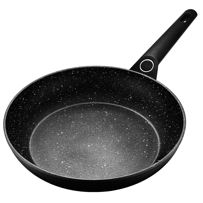 爱仕达 平底锅/煎锅不粘30cm 麦饭石色不沾煎蛋煎饼牛排煎炒锅大 电磁炉燃气通用 JL30S1WG