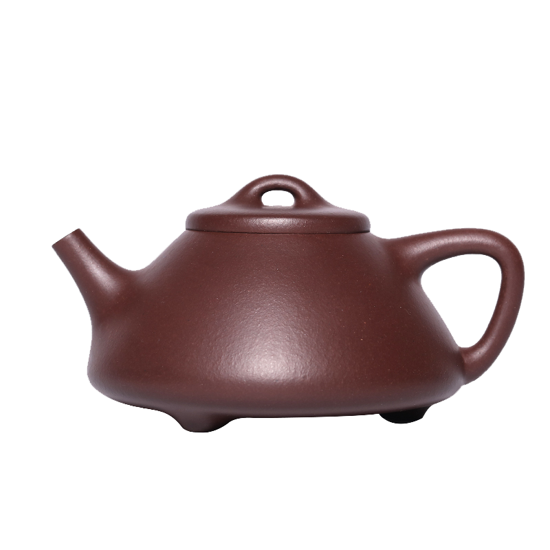 子冶150cc子冶石瓢壶原矿老紫泥宜兴紫砂壶名家纯全手工茶具套组