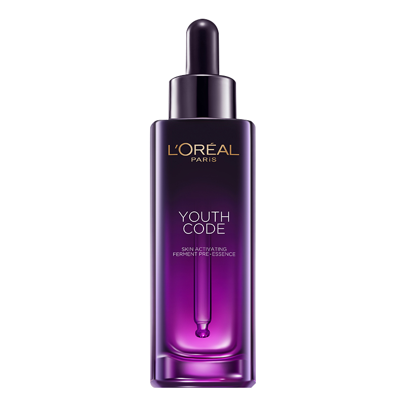 欧莱雅黑精华紧致抗初老精华液抗皱修护淡化细纹补水保湿收缩毛孔