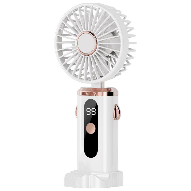 手持小风扇便携式usb迷你桌面折叠学生宿舍办公小型风扇2087
