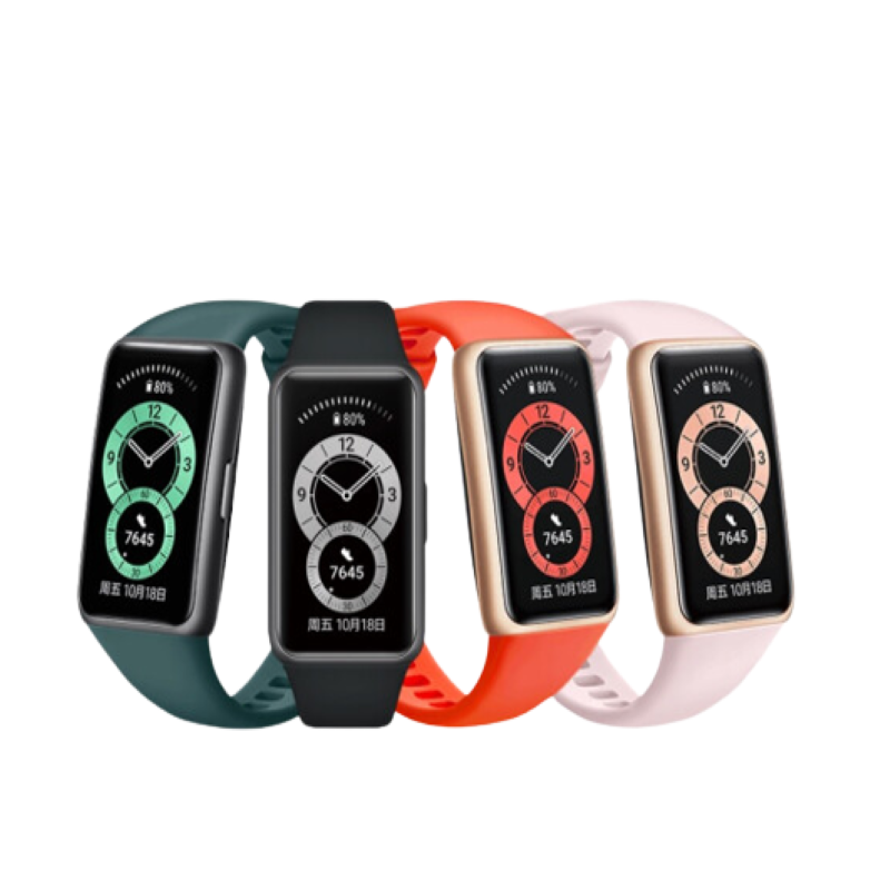 华为手环6 NFC智能运动支付心率防水游泳男女通用血氧监测睡眠微信提醒计步支付pro NFC版