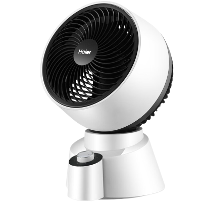 海尔(Haier)空气循环扇XHJ1810台式风扇家用电风扇上下左右摇头节能小风扇办公电扇涡轮换气扇循环对流风扇 机械款