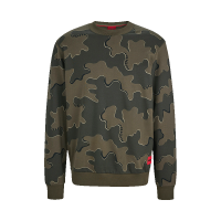 雨果博斯 HUGO BOSS 男士棉质宽松款圆领长袖卫衣运动衫50481347