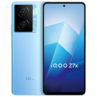 iQOO Z7x 5G新品 8+128G 浅海蓝 80W闪充 6000mAh巨量电池 骁龙695 120Hz护眼竞速屏 超清防抖影像