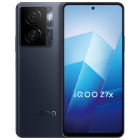 iQOO Z7x 5G新品 8+128G 深空黑 80W闪充 6000mAh巨量电池 骁龙695 120Hz护眼竞速屏 超清防抖影像