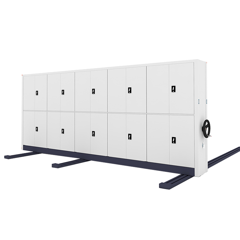 文灵钢制密集架手摇式移动档案柜文件柜资料柜一列五组每立方单价