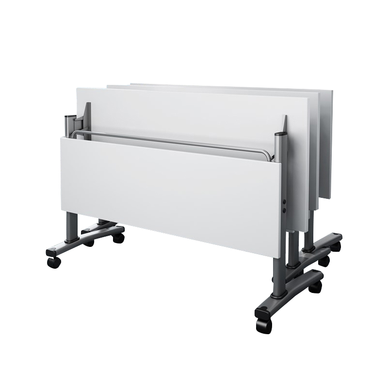 文灵折叠培训桌拼接会议桌双人可折叠移动桌长1600mm宽500mm高750mm[工厂现做 7天内发货]