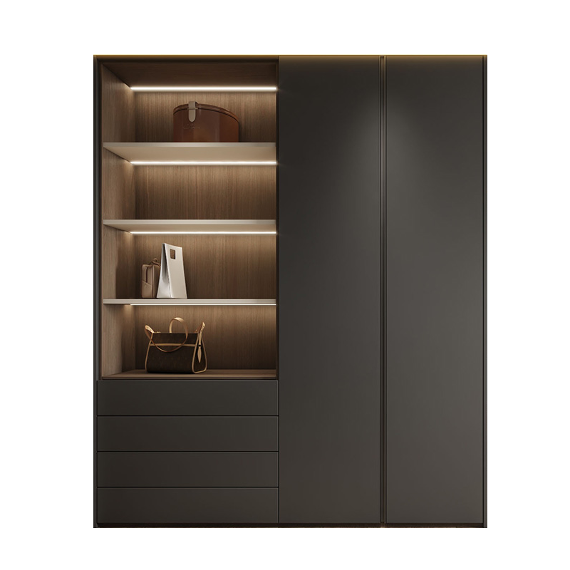 [纯色系列E]科凡全屋定制衣柜衣帽间家用柜子书柜鞋柜收纳家具