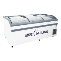 穗凌(SUILING)WD4-765E冰柜商用展示柜卧式雪糕柜冷藏冷冻柜玻璃门保鲜柜超市组合岛柜海鲜柜低温柜