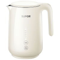 苏泊尔(SUPOR)SW-15S70A 电水壶电热水壶烧水壶开水壶煮水壶热水壶1.5L双层防烫304不锈钢全钢无缝