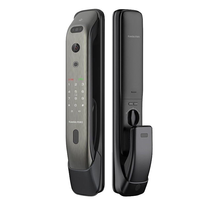 凯迪仕 (kaadas)智能门锁K20 MAX Plus全自动3D人脸解锁 远程可视猫眼 电子密码锁 红古铜 C级锁芯