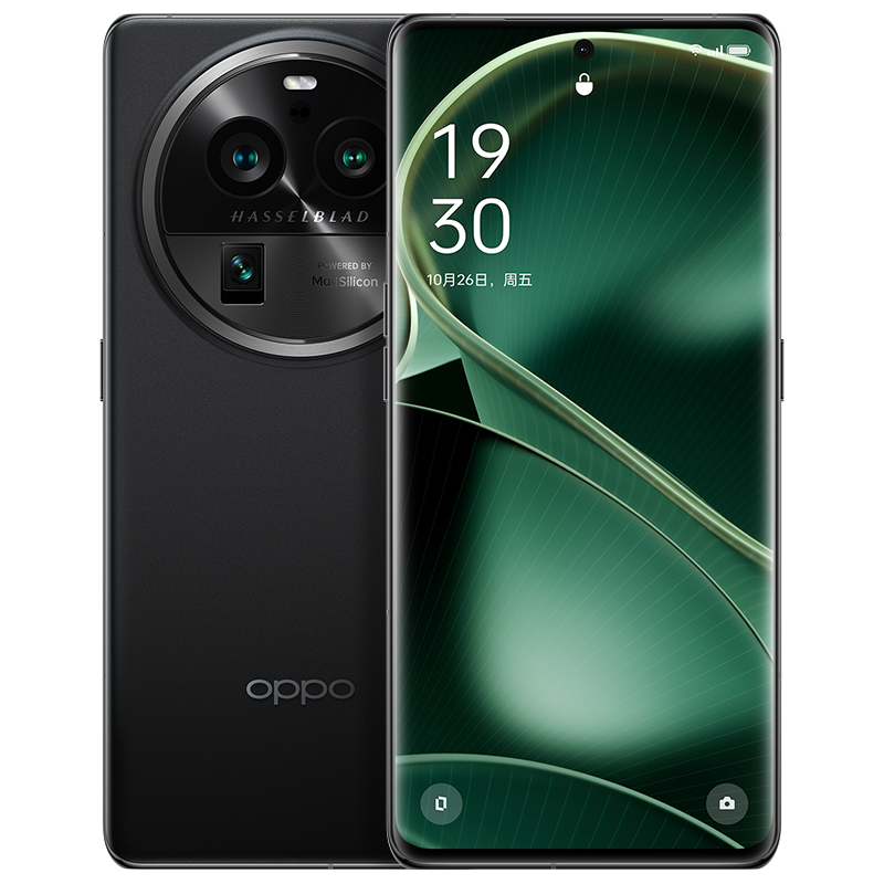 OPPO Find X6 Pro 云墨黑 16GB+512GB 超光影三主摄 第二代骁龙8移动平台 哈苏影像 5000mAh电池 100W超级闪充 拍照游戏学生全网通5G手机