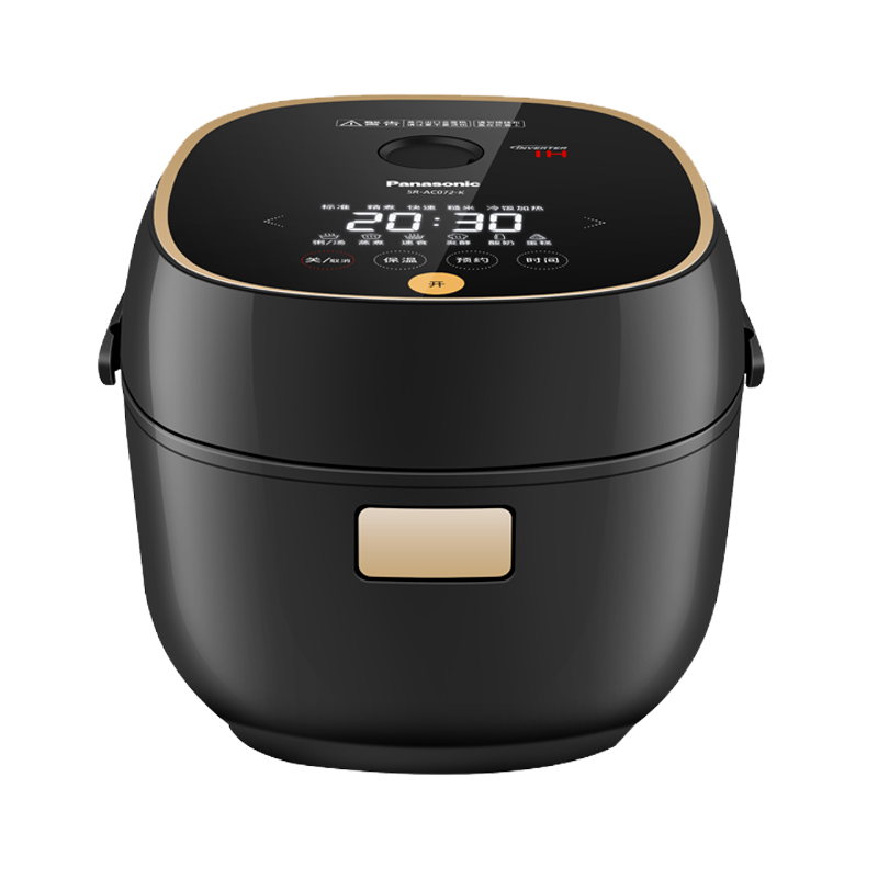 松下(Panasonic)电饭煲SR-AC072-K 2段IH立体加热 24小时双预约 多重预设 2L电饭煲