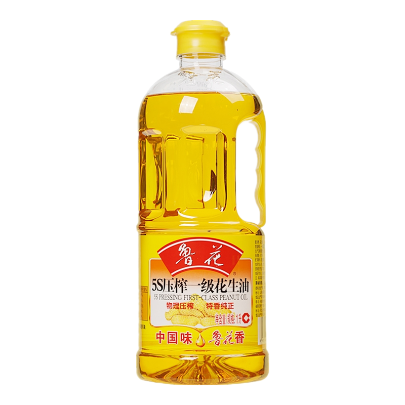 鲁花5S压榨 花生油 1l 食用油 粮油 新老包装 随机发货