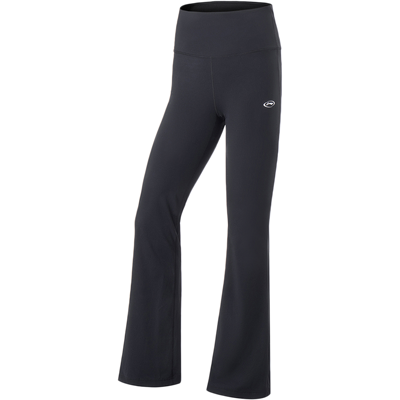 李宁健身裤女健身系列2023新款压缩裤春季瑜伽弹力针织长裤运动裤