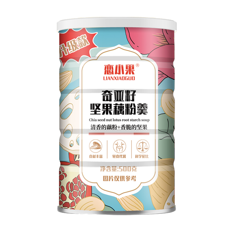 藕粉坚果藕粉羹早餐奇亚籽藕粉代餐粉即食营养早餐
