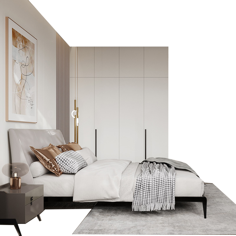 [纯色系列E]科凡全屋定制衣柜衣帽间收纳柜子书柜鞋柜定制家具