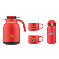 大嘴猴(paul frank)1000ML+300ML*2+380ML保温杯壶套装 PFC781T-A 杯壶礼盒