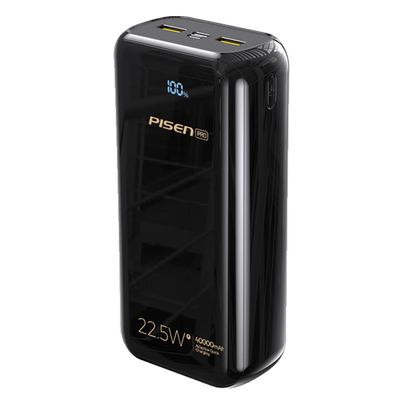 品胜22.5W充电宝40000毫安超大容量PD双向快充闪充便携户外移动电源适用苹果华为小米