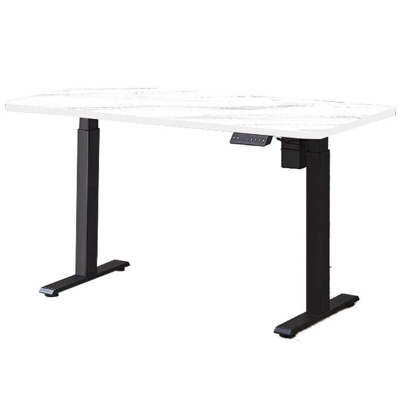 焱魔方岩板家用电脑桌智能电动升降桌腿可升降书桌台式卧室桌子简约现代站立办公桌学习桌青少年整机发货1.2米升降单电机学习桌