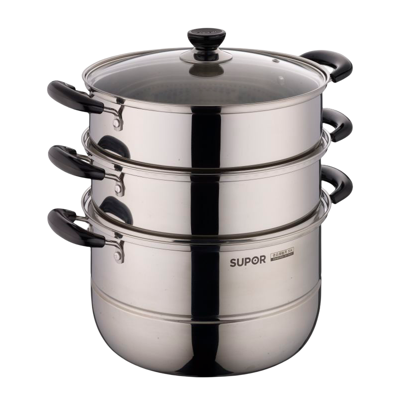 苏泊尔 VZ26BS02 苏泊尔蒸锅乐尚不锈钢三层蒸锅/VZ26BS02 不锈钢三层蒸锅