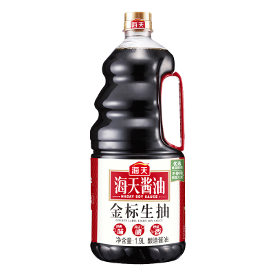 海天 金标生抽1.9L*2 调味品 炒菜炒面火锅调味料海天出品