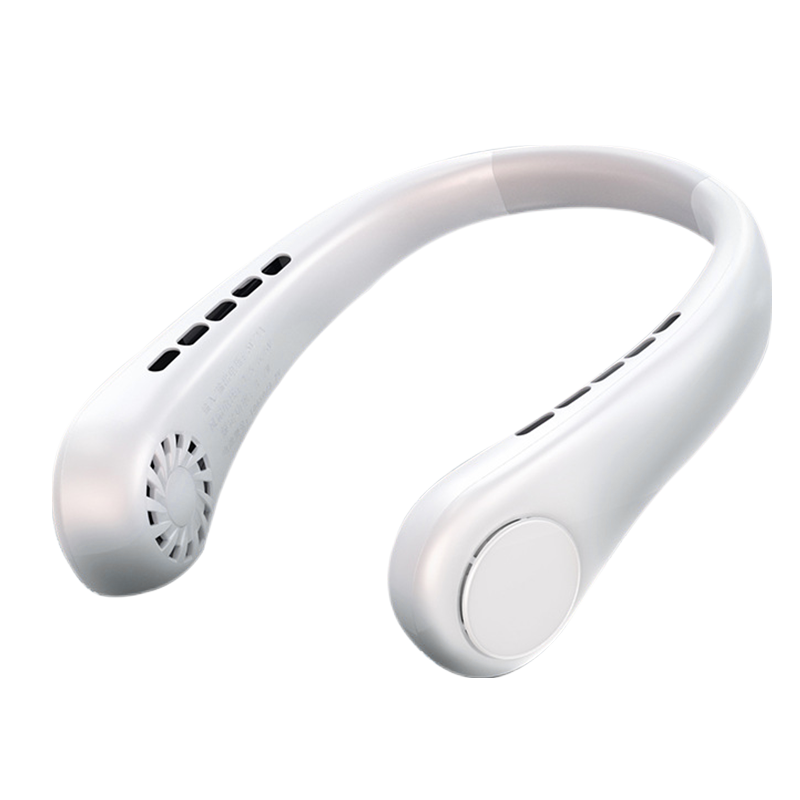 [李加埼推荐]挂脖风扇便携式随身小型懒人挂脖子耳颈无叶制冷静音充电迷你电风扇户外厨房夏天降温神器915