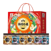 塞翁福锦绣珍果礼盒 坚果炒货干果休闲零食