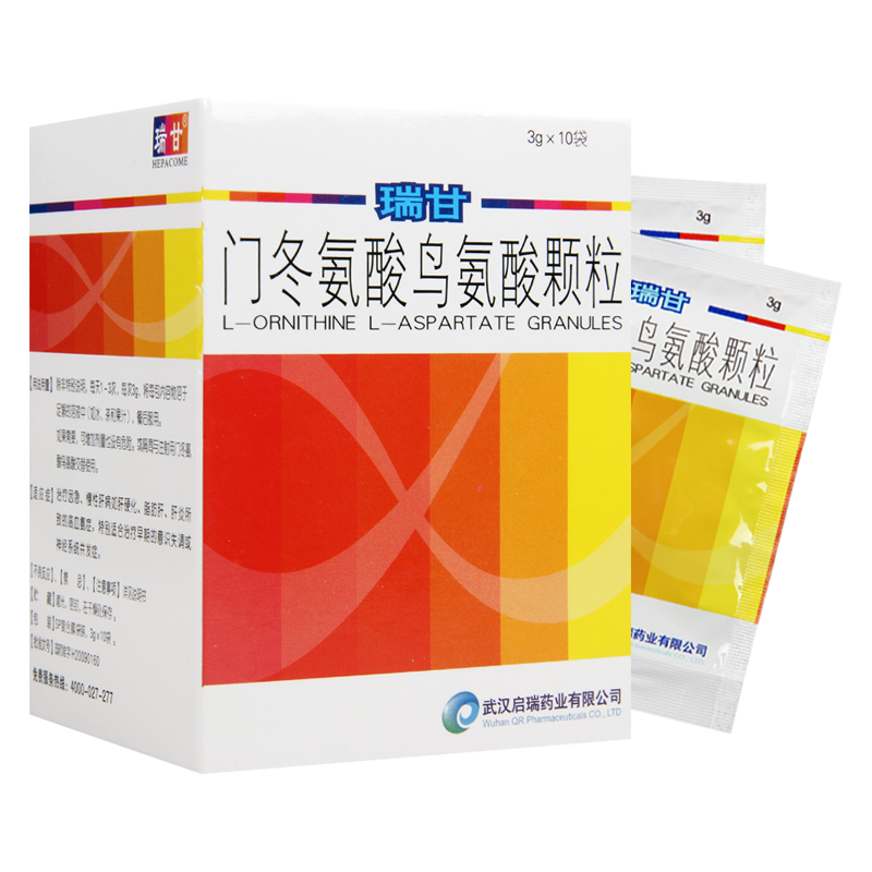 瑞甘 门冬氨酸鸟氨酸颗粒 3g*10袋/盒