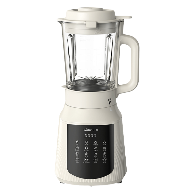 小熊(Bear) 轻音破壁机大容量预约加热豆浆机 1.5升多功能早餐机 料理机 榨汁机 辅食机PBJ-C16Q8
