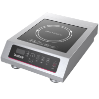 乐创( lecon) 商用电磁炉 3500W大功率 220V 平面不锈钢电磁灶 大火力电池炉新款 LC-SY3500