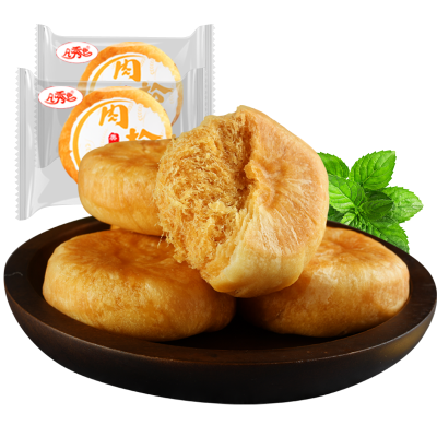 凡秀色肉松饼早点早餐营养面包糕点饱腹小吃500g