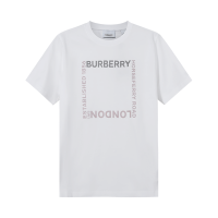 博柏利 BURBERRY 女款棉质圆领短袖T恤8064473