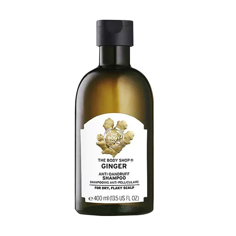 The Body Shop美体小铺生姜洗发水400ml 头皮修护洗发露 去屑强韧滋养发囊