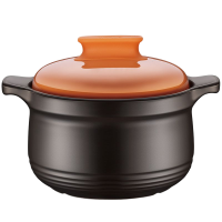 苏泊尔 TB45H1 陶瓷煲 4.5L 砂锅石锅盖无双新陶养生煲深汤煲陶瓷煲 橙色