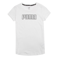 彪马(PUMA)印花短袖女 2023夏季新款运动休闲服时尚字母透气跑步健身训练T恤 671603-02
