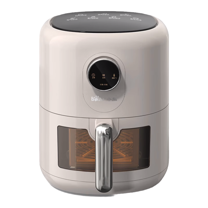 小熊(Bear) 可视窗口自动化空气炸锅家用大功率无油烟低脂多功能电炸锅薯条机3.5L大容量 QZG-E14L5