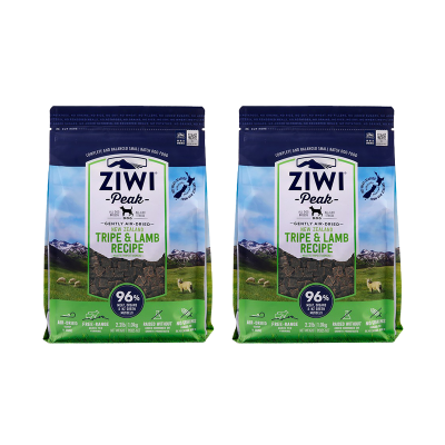 ZIWI滋益巅峰风干无谷羊肚羊肉狗粮1kg 2件装 成狗幼狗全阶段进口通用型主粮