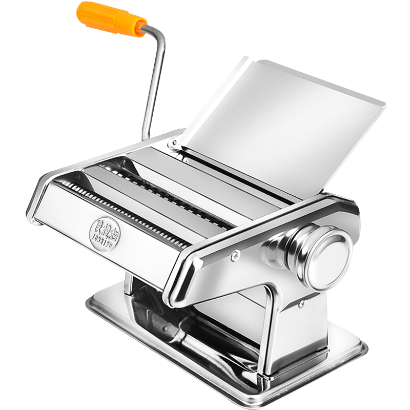 俊媳妇JUNXIFU 双刀压面机家用压面机手动手摇面条机饺子皮机混沌皮擀面机小型擀面器制面机 任意选择自己喜欢的面条