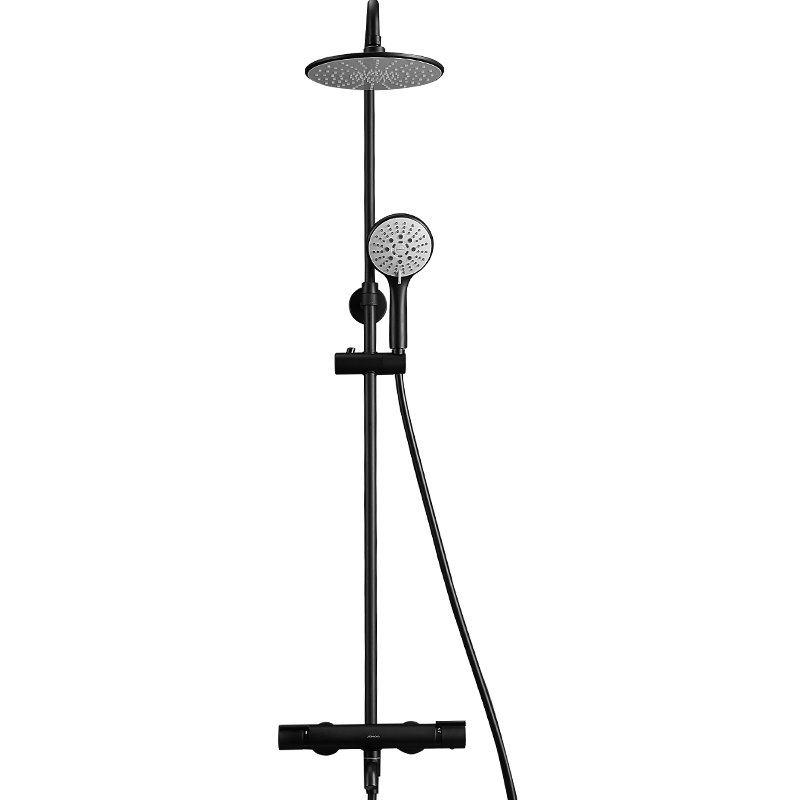 九牧卫浴淋浴花洒套装家用雅黑恒温浴室淋浴器升降挂墙式26150