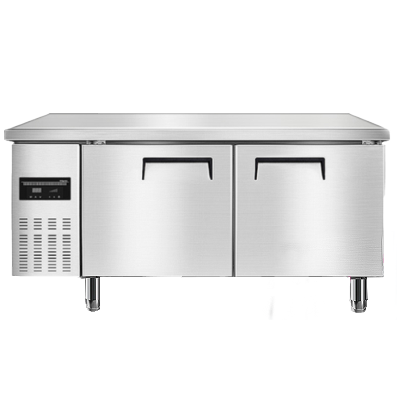 乐创(lecon)商用保鲜冷藏工作台奶茶店设备全套卧式冰柜厨房平冷操作台冰箱1.8*0.8工程款冷冻LC-J-GST15