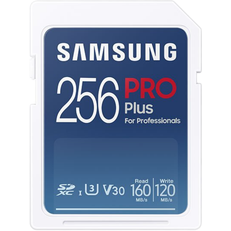 三星(SAMSUNG)PRO SD存储卡 256GB读速160mb/s微单反储存卡适用佳能尼康索尼松下相机内存卡 SD卡