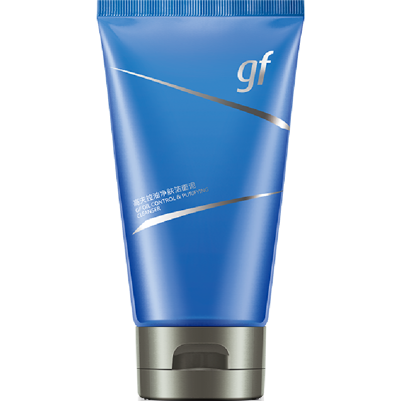 高夫(gf) 洗面奶男控油净肤洁面泥深层清洁平衡水油男士洗面奶送男友老公 控油净肤洗面奶120g