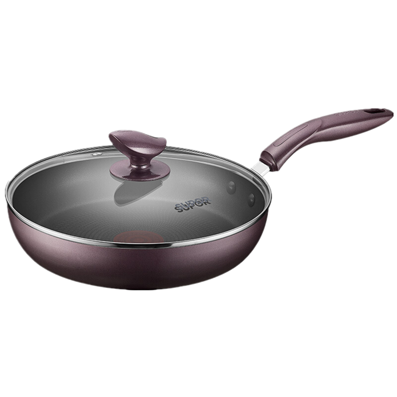 苏泊尔(SUPOR) 煎锅PJ26K4 火红点近少油烟锅不粘锅电磁炉适用平底锅26cm有盖