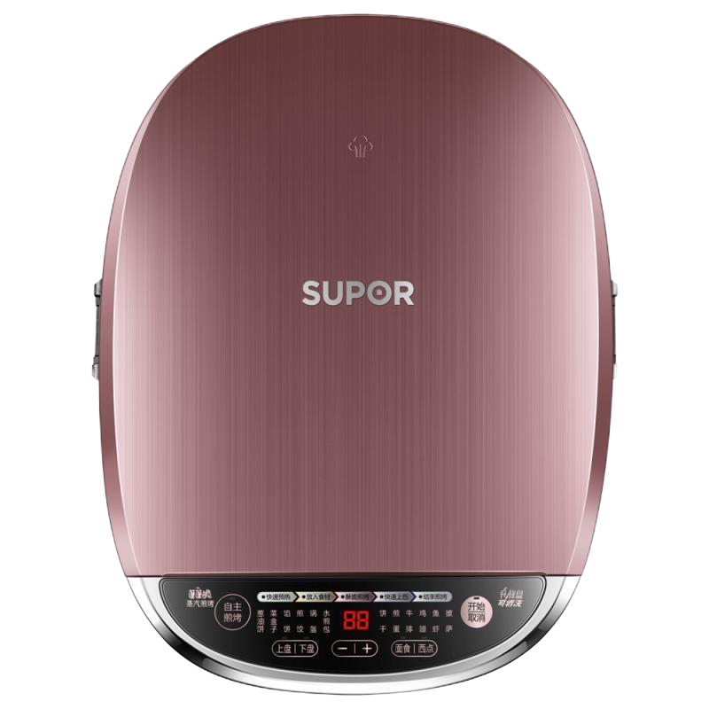 苏泊尔(SUPOR)电饼铛JD32RQ02蒸汽家用可拆洗双面加热煎烤机加深加大烙饼机1700W大功率上下烤盘可拆洗易清洁